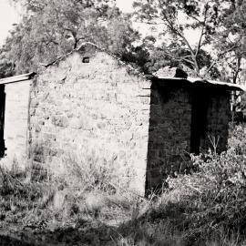 Dawson family house destroyed by fire, Menai, 1976