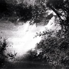 Engadine Falls in flood, ca. 1910s