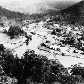 Junction of Forbes Creek and Woronora River, from above, ca. 1915