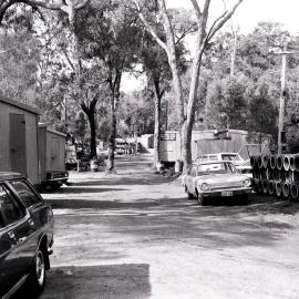 Water Board depot, Delardes Reserve, Illawong, ca. 1970s