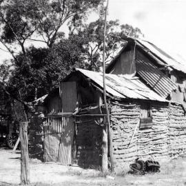 Lathe and plaster house once owned by by Joe Cotton, Anzac Road, Menai, 1948