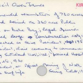Monro, Cecil Owen James 1945 - 1965