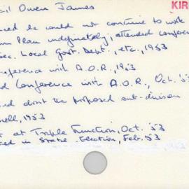 Monro, Cecil Owen James 1945 - 1965
