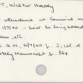 Morphett, Walter Hardy