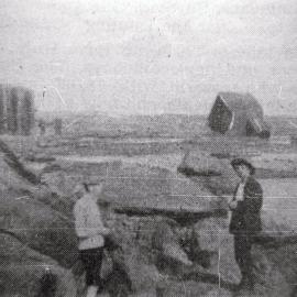 Boilers from a ship wrecked near Boat Harbour