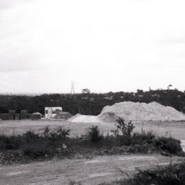 Construction of Bangor shopping centre, February 1982