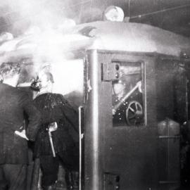 Electric train fire, Cronulla