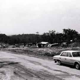 Alfords Point Road under construction, ca. 1960-1973 