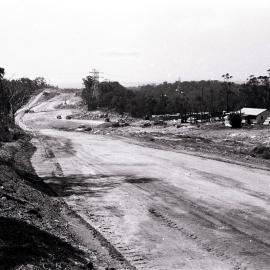 Alfords Point Road under construction, ca. 1960-1973 