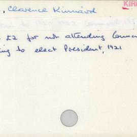 Parkhill, Clarence Kinnaird