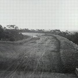 Princes Highway at Heathcote prior to concreting, ca. 1926