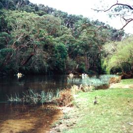 Boats on river at Audley, Royal National Park -