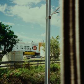 Shops at Sutherland from the railway platform