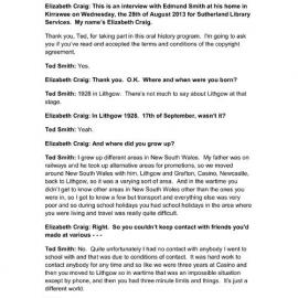 Edmund Smith Interview Transcript