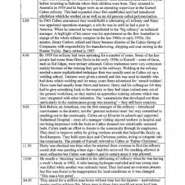 Harry Babbage Interview Log Sheet