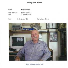 Harry Babbage Interview Profile