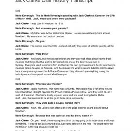 Jack Clarke Interview Transcript