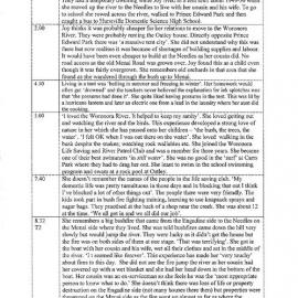 Joy Haberfield Interview Log Sheet