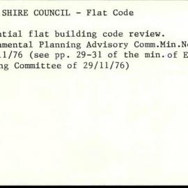 Sutherland Shire Council - Flat Code