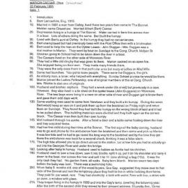 Marion Caesar Interview Log Sheet