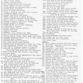 Noel Le Clerc Interview Log Sheet