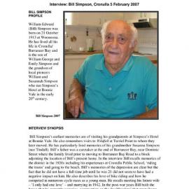 William Simpson Interview Profile