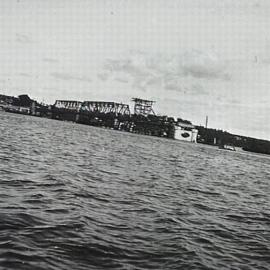 Tom Ugly's Bridge under construction, ca. late 1927