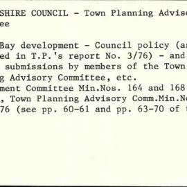Sutherland Shire Council - Town Planning Advisory Committee