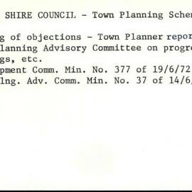 Sutherland Shire Council - Town Planning Scheme
