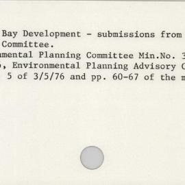 Botany Bay 1976 - 1990