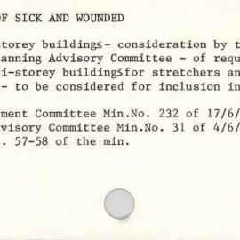 Transport Of Sick And Wounded