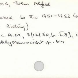Williams, John Alfred