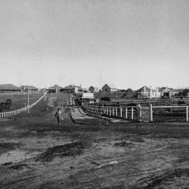 Gerrale Street opposite Cronulla Park, view looking from corner of the Cecil Hotel, ca. 1909