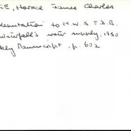 Cartledge, Horace James Charles