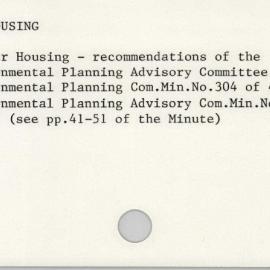 Cluster Housing