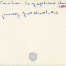 Menai - Churches - Congregational Church