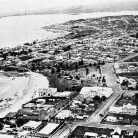 Cronulla Peninsula area from the air looking south, ca. 1920s
