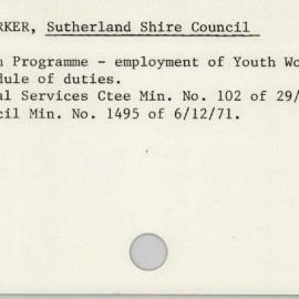 Youth Worker, Sutherland Shire Council