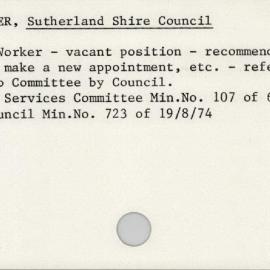 Youth Worker, Sutherland Shire Council