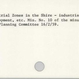 Zoning 1945 - 1965