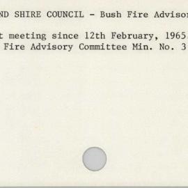 Sutherland Shire Council - Bush Fire Advisory Committee