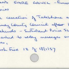 Sutherland Shire Council - Emergency Services