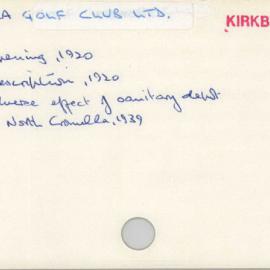 Cronulla Golf Club Ltd.