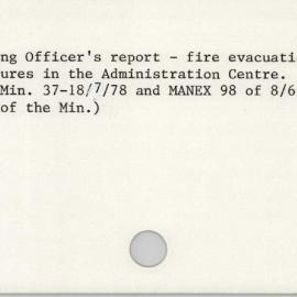 Fires 1976 - 1990