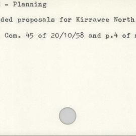Kirrawee - Planning